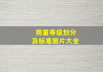 雨量等级划分及标准图片大全