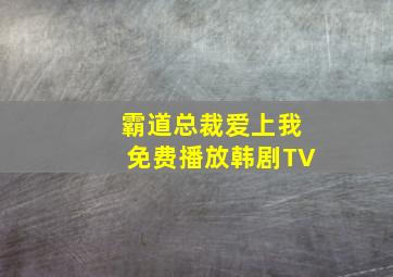 霸道总裁爱上我免费播放韩剧TV