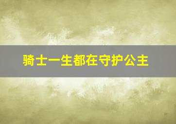 骑士一生都在守护公主