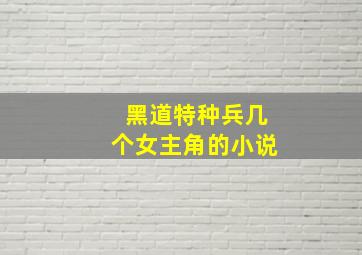 黑道特种兵几个女主角的小说