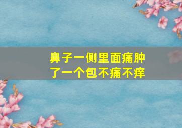 鼻子一侧里面痛肿了一个包不痛不痒